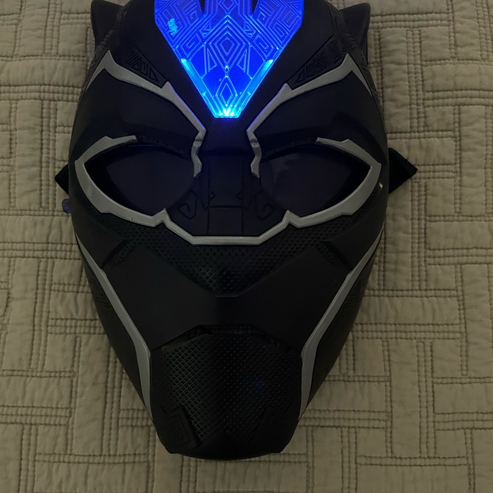 Kids Superhero Black Panther Mask. Kids